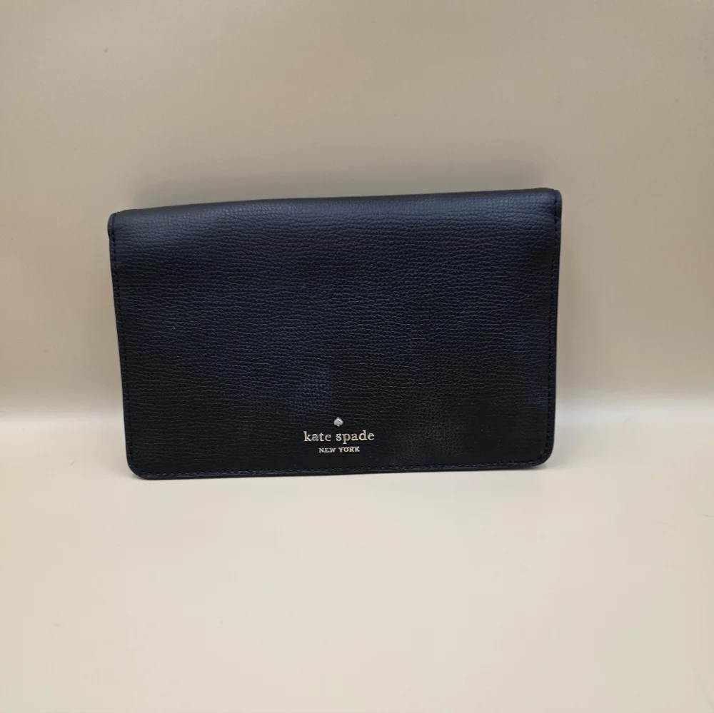 EUC Kate Spade Midnight Black Clutch